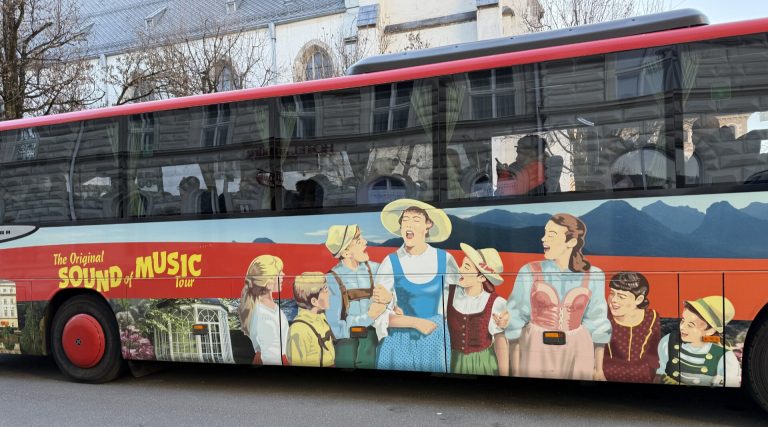 Sound of Music Tour Bus, Salzburg Austria