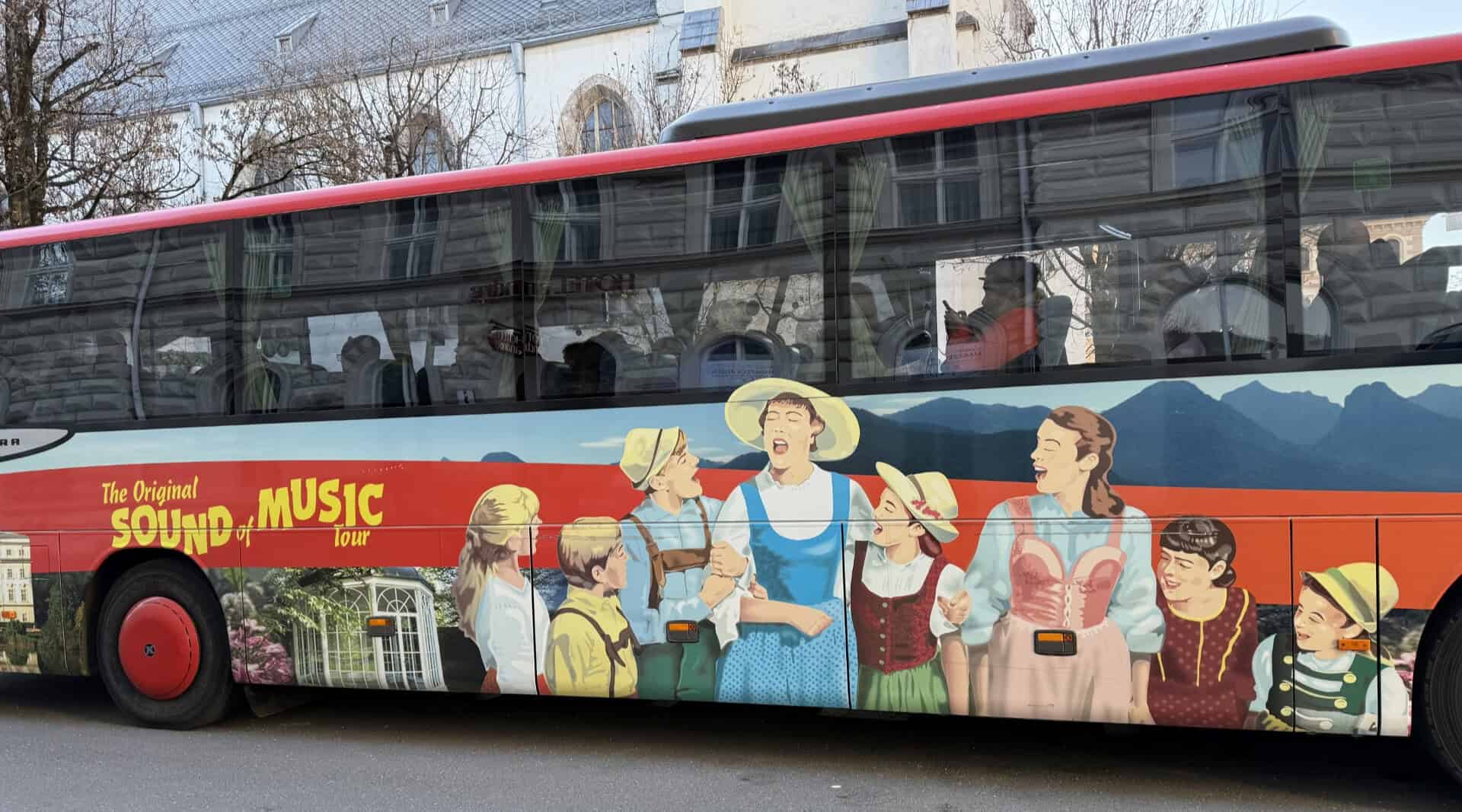 Sound of Music Tour Bus, Salzburg Austria