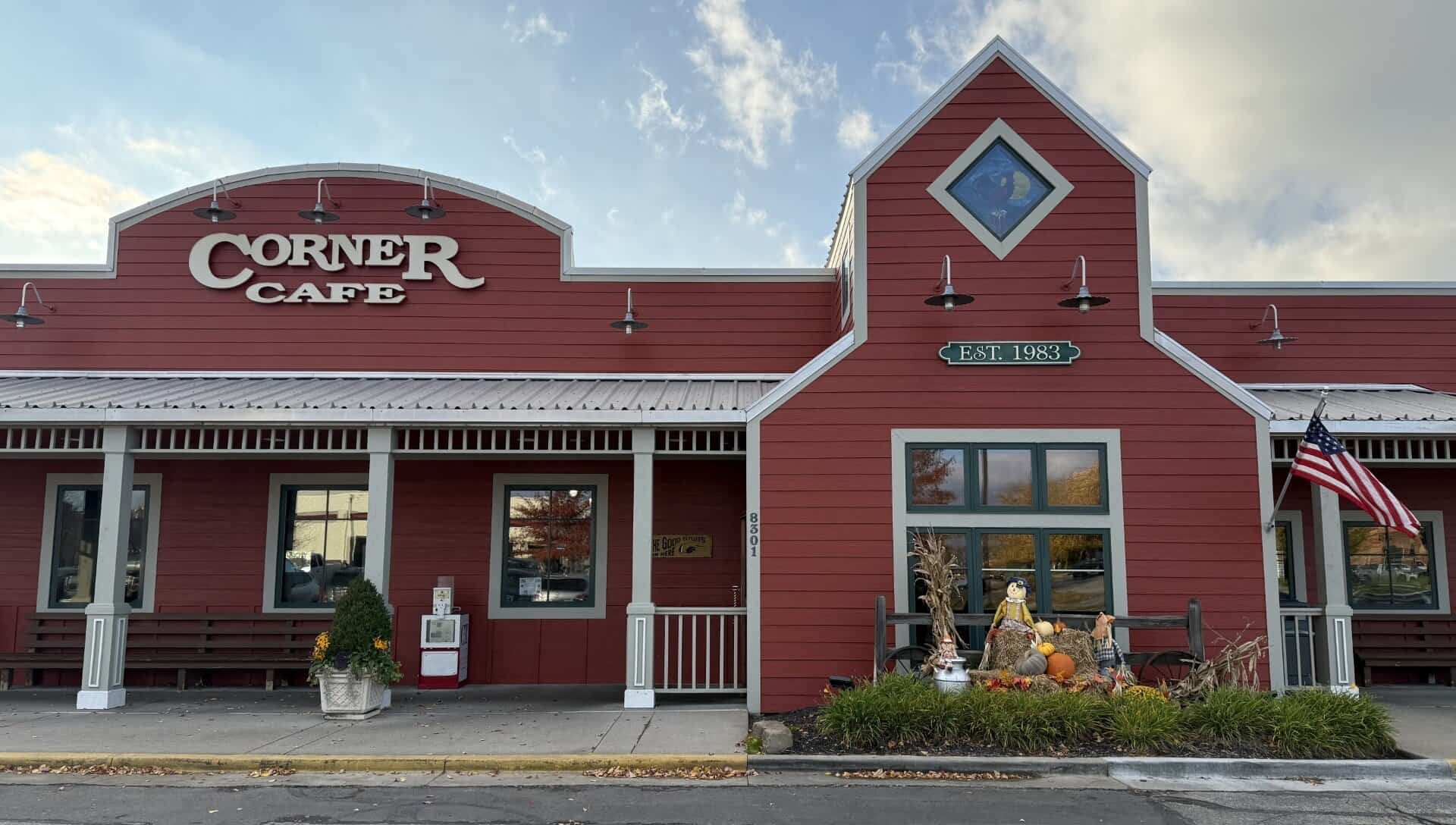 Corner cafe Kansas City front of building