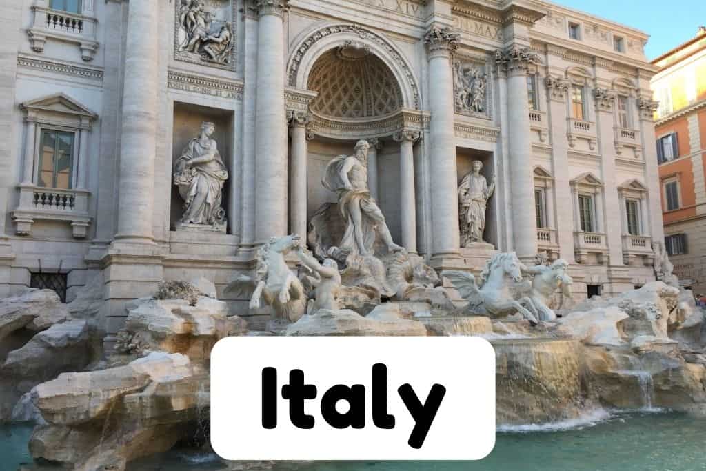 thumbnail for italy travel destination, ,Trevi Fountain in Rome