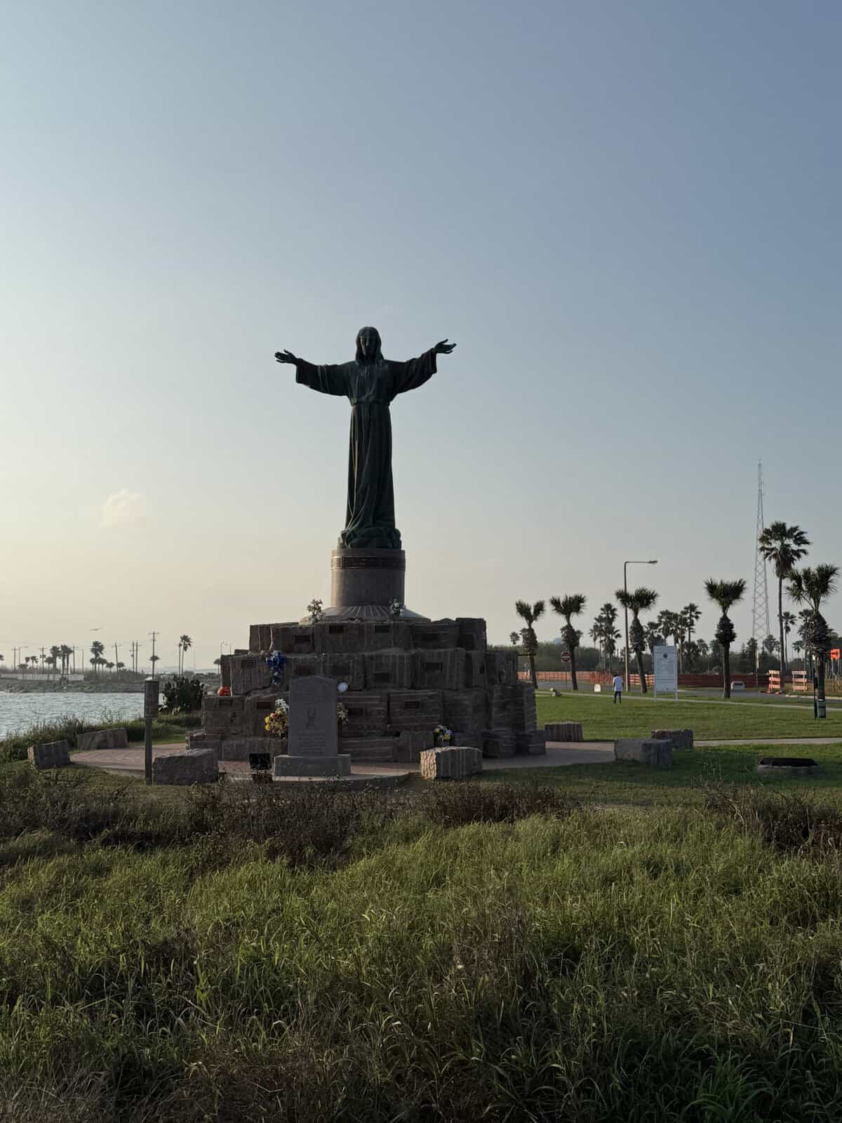 Christ of the Fisherman statue at Isla Blanca Park in South Padre Island
